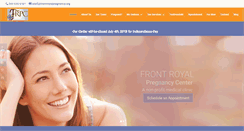 Desktop Screenshot of frontroyalpregnancy.org